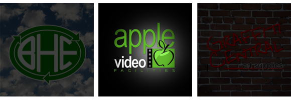 Apple Video Facilities Logo Design Samples Page 