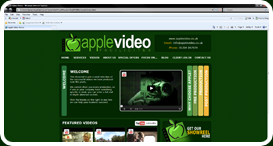 Apple Video Facilities Website Design